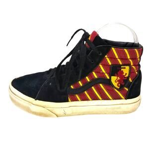Vans Harry Potter Gryffindor Red, Gold, & Black Sk-8 Hi Sneakers Size 3